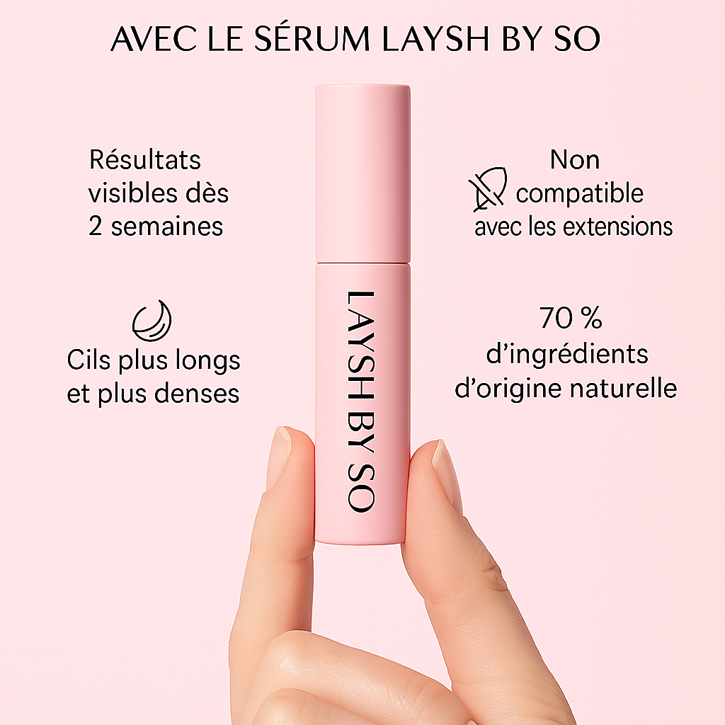 sérum de croissance et pousse de cils